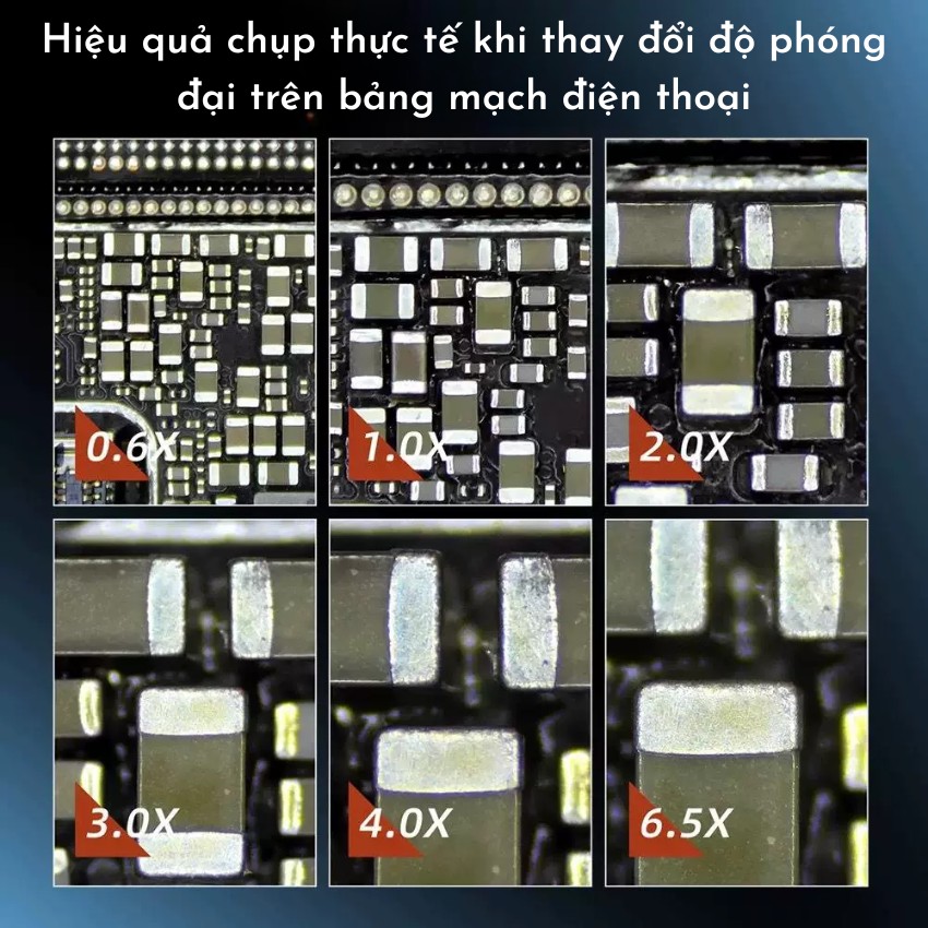 Kính hiển vi YCS 6065X Microscope 3 mắt, phóng đại 65X