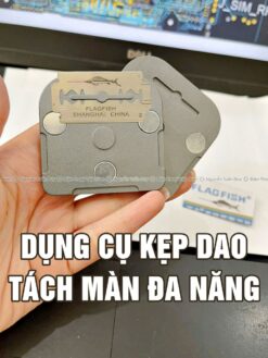 Dụng cụ kẹp dao tách màn chống chết, Gạt keo lấy flim đa năng
