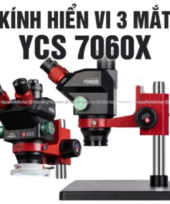 Kính Hiển Vi YCS 7060x 3 mắt 7.0-60X có đế to