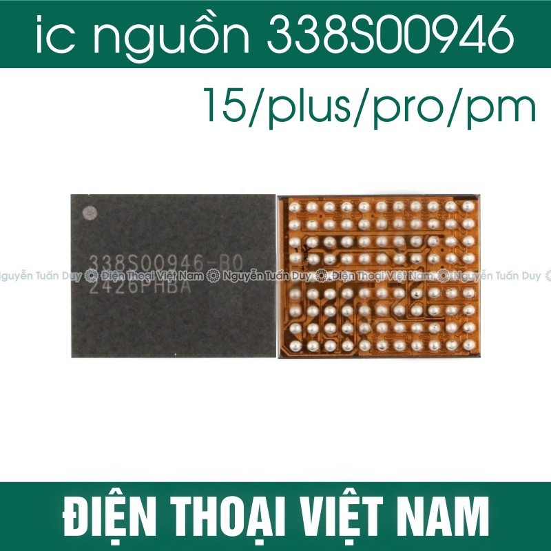 ic nguồn 338S00946 iPhone 15 - Plus - Pro - Promax