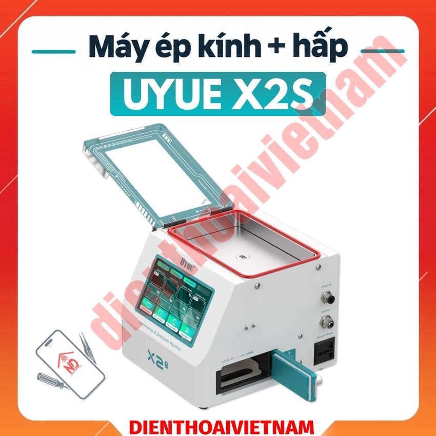 Máy ép kính + hấp UYUE X2S 2 trong 1