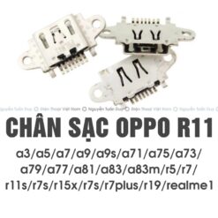 Chân sạc Oppo R11, R5,A5, R7,A73,A77,A79,A83,A1,A5,A7,A7X
