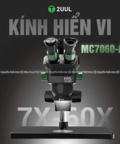 Kính hiển vi 2UUL MC7060 - A1 Đế to 3 mắt 7X-60X view
