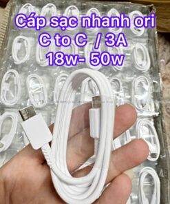 Dây cáp sạc nhanh ori 3a Type C to C (18w-50w)