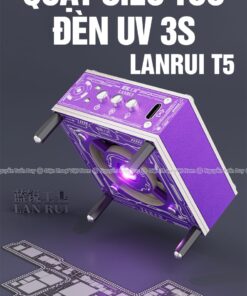 Quạt + Đèn uv 3s Lanrui T5 Quạt siêu tốc và đèn uv 3s khô siêu nhanh