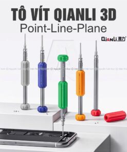 Tô vít 3D Qianli Point-Line-Plane Cố định vòng bi bằng thép không gỉ