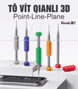 Tô vít 3D Qianli Point-Line-Plane Cố định vòng bi bằng thép không gỉ
