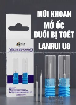 Mũi khoan mở ốc đuôi bị toét Lanrui U8