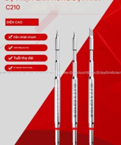 Mũi Hàn C210 JTX Cong Thẳng Dao