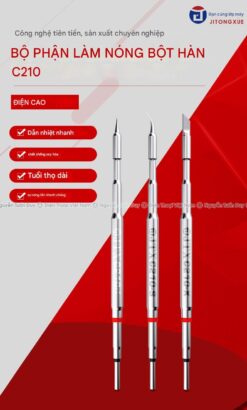 Mũi Hàn C210 JTX Cong Thẳng Dao