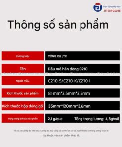 Mũi Hàn C210 MaAnt Cong Thẳng Dao