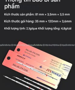 Mũi Hàn C210 JTX Cong Thẳng Dao