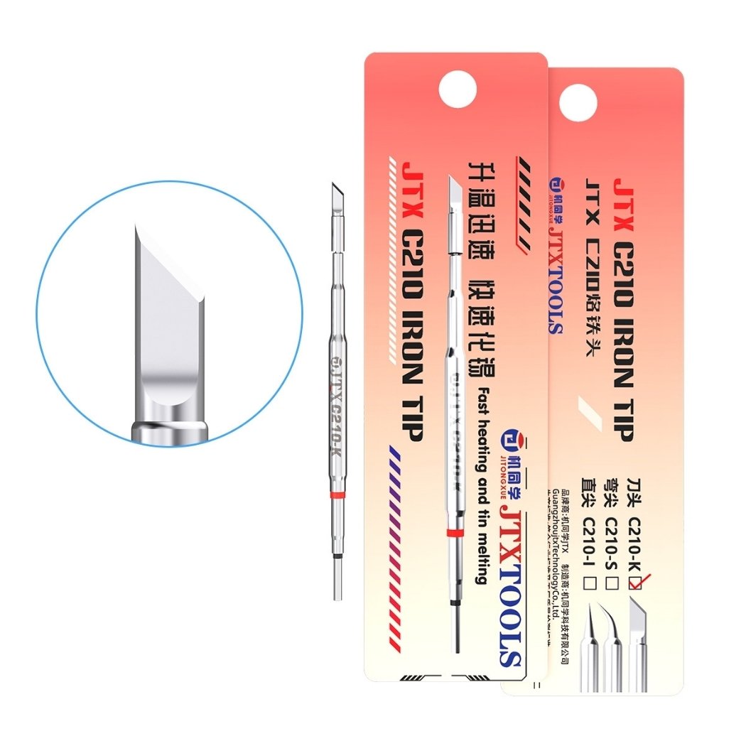 C210 JTX - 1 Mũi Hàn C210 JTX Cong Thẳng Dao