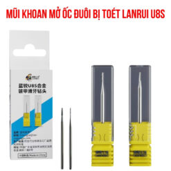 Mũi khoan mở ốc đuôi bị toét Lanrui U8S