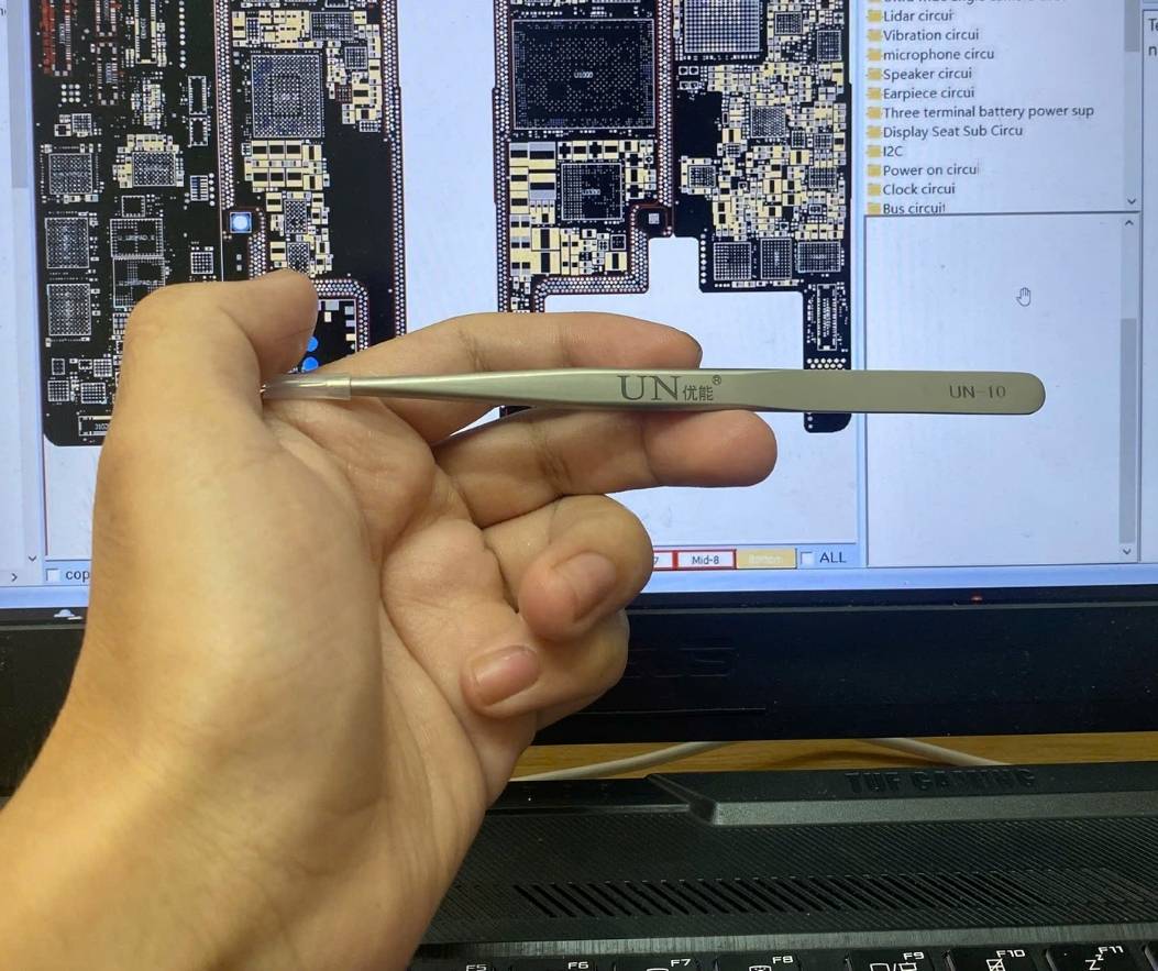 Nhip UN-10 - 1 Panh Nhíp UN 10 siêu nhọn