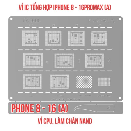 Vỉ 2UUL ic tổng hợp Phone8-16(A) iPhone 8 - 16ProMax