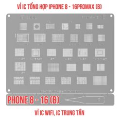 Vỉ 2UUL Phone 8-16: B ic tổng hợp iPhone 8 - 16ProMax