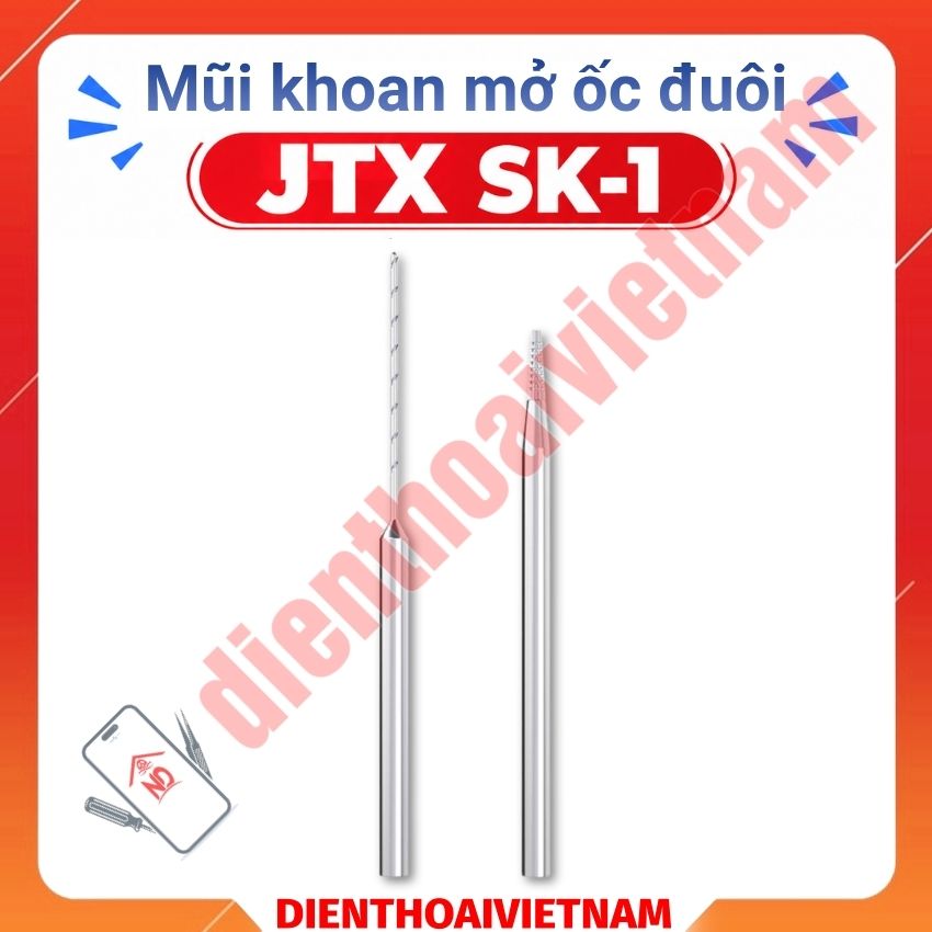 Mũi khoan mở ốc đuôi bị toét JTX SK-1