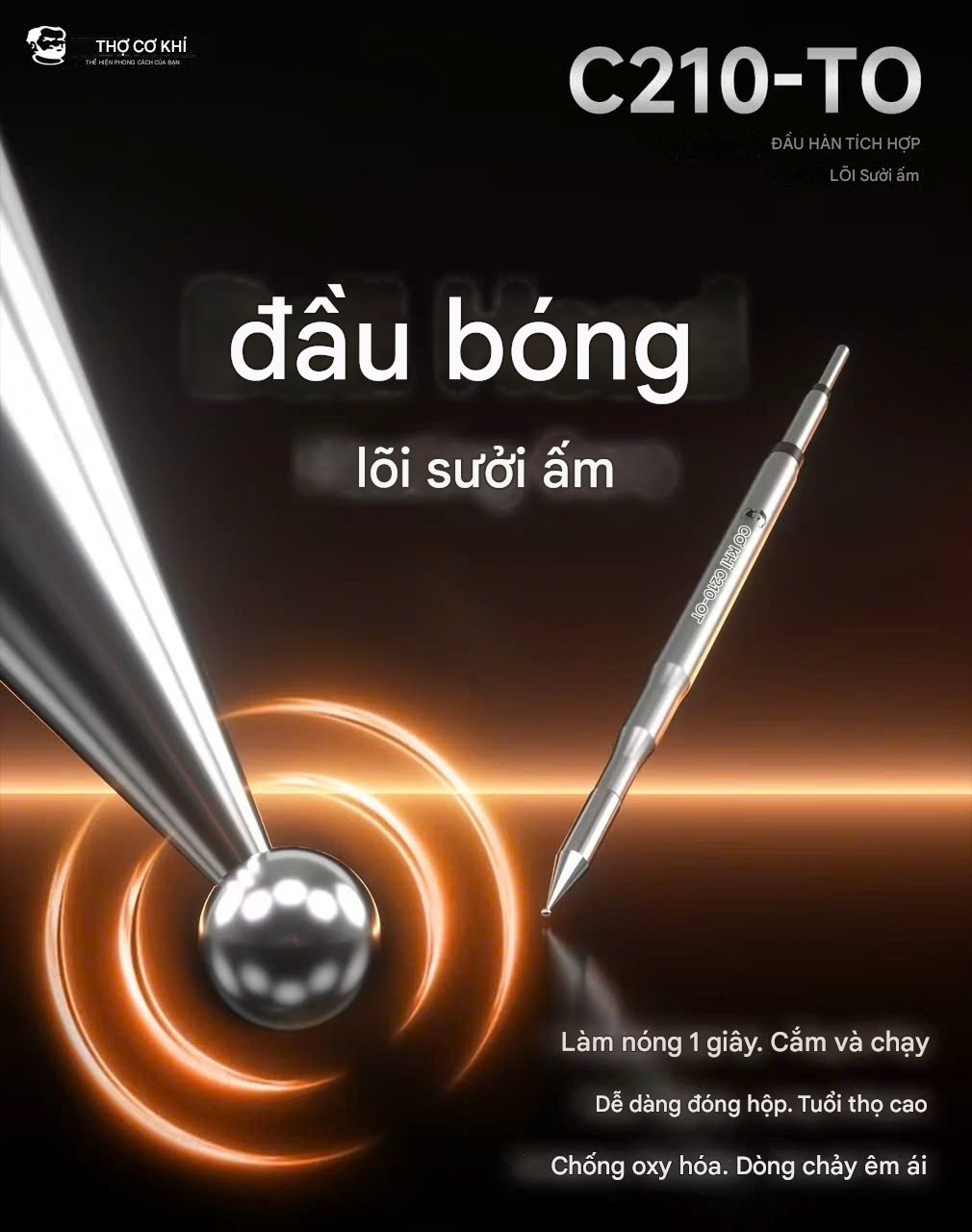 Mũi hàn tạo chân Mechanic C210-TO Adv-O 936 - Ảnh 4