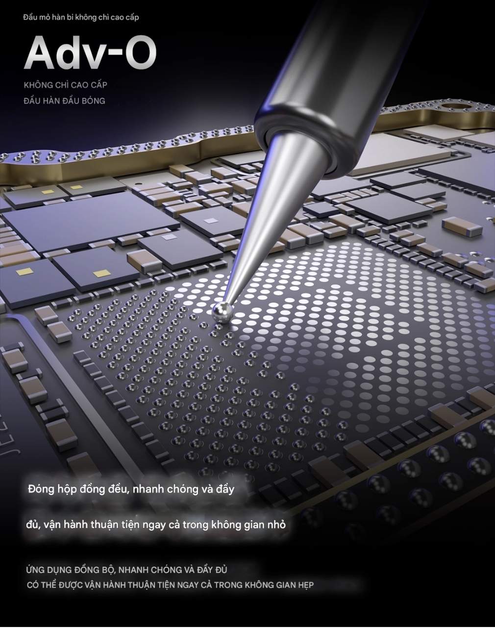 Mũi hàn tạo chân Mechanic Adv-O