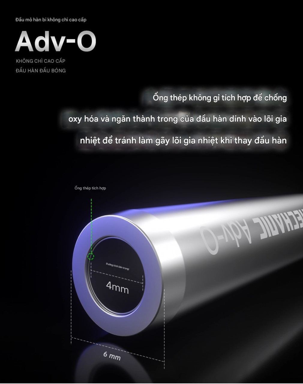 Mũi hàn tạo chân Mechanic Adv-O