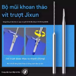 Mũi khoan mở ốc đuôi bị toét JTX SK-1