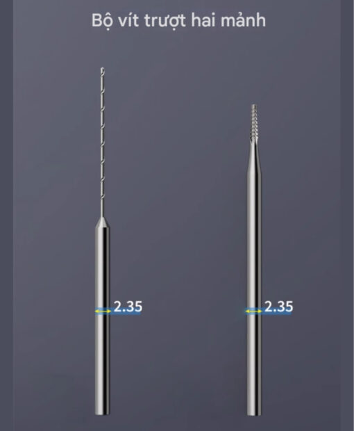 Mũi khoan mở ốc đuôi bị toét JTX SK-1