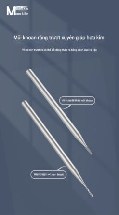 Mũi khoan mở ốc đuôi bị toét MaAnt