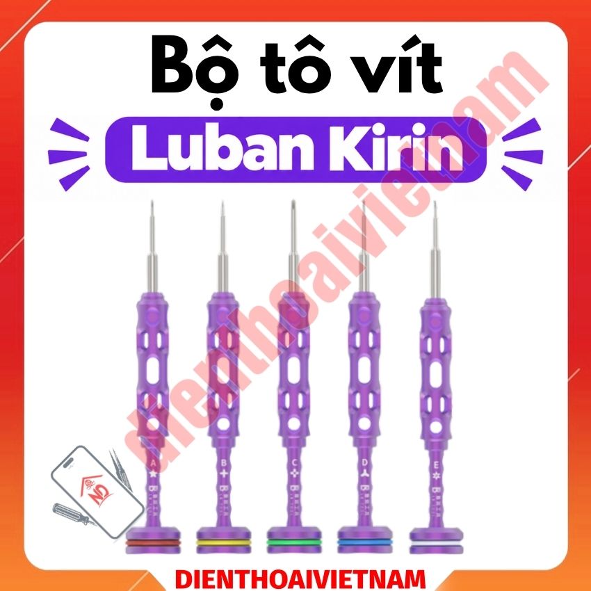 Bộ tô vít Luban Kirin tím