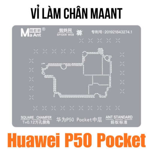 Vỉ làm chân MaAnt Huawei P50 Pocket