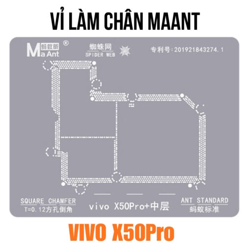 Vỉ làm chân MaAnt VIVO X50Pro