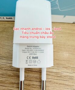 Củ sạc nhanh Android - ios Flepow 20w