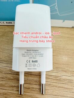 Củ sạc nhanh Android - ios Flepow 20w