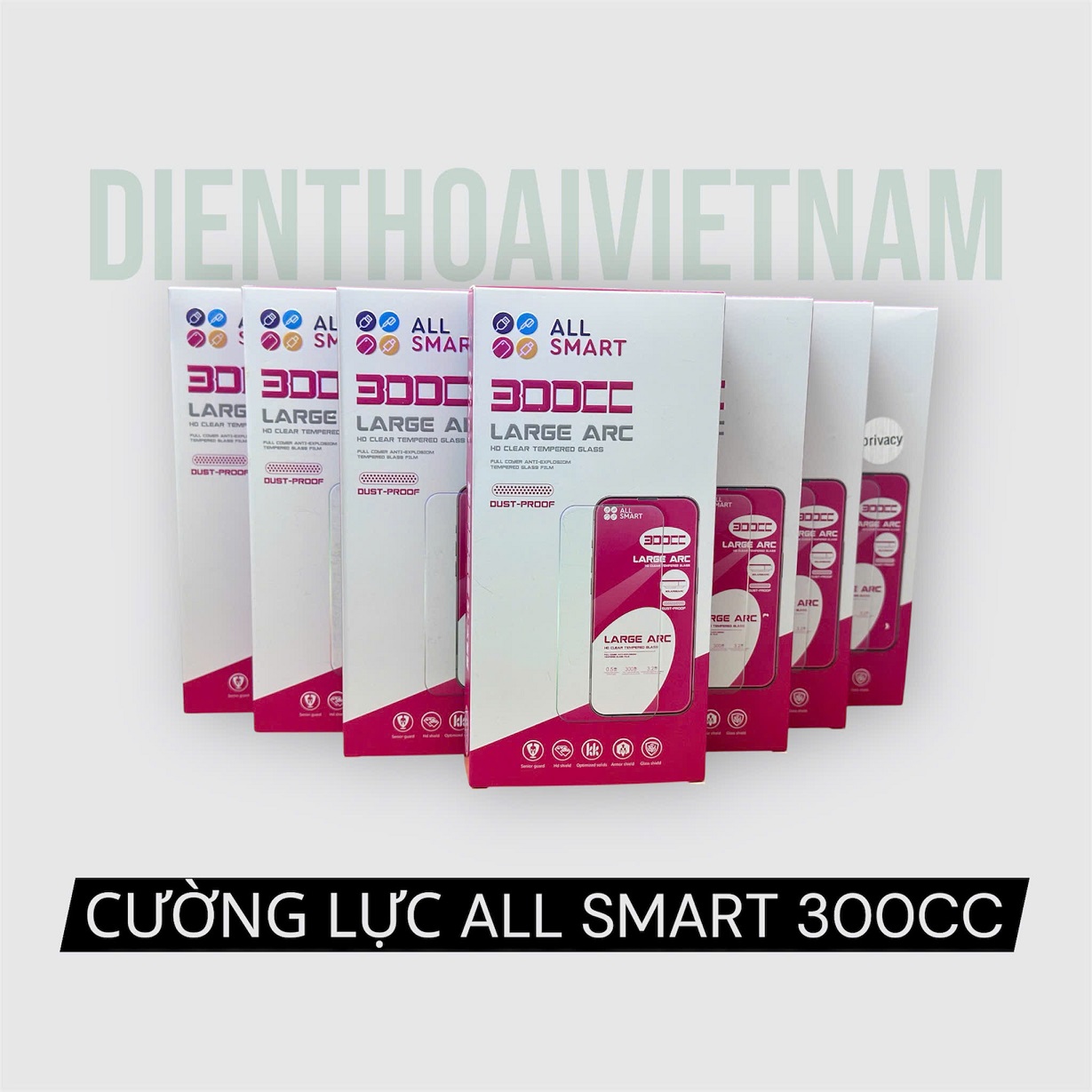 Cường Lực bo viền iPhone trong suốt All Smart 300CC X - 17 ProMax - Ảnh 3