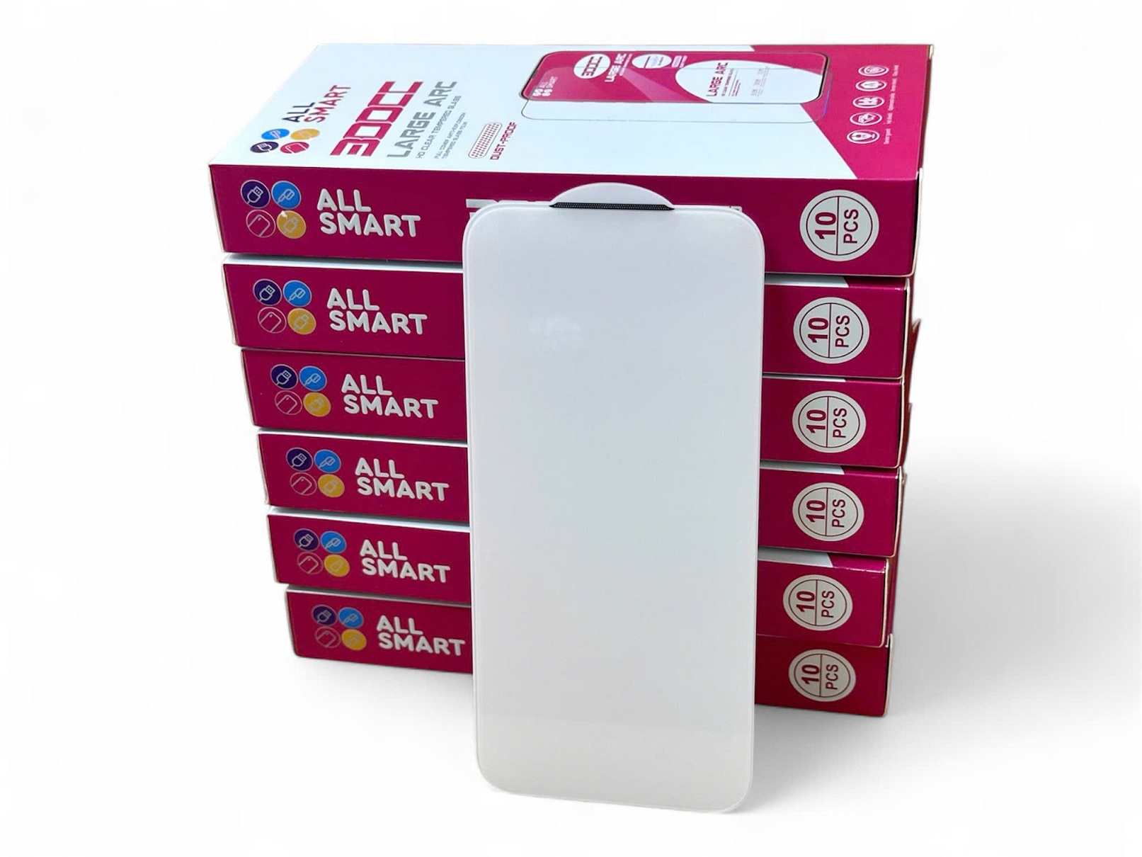 Cường Lực bo viền iPhone trong suốt All Smart 300CC X - 17 ProMax - Ảnh 4