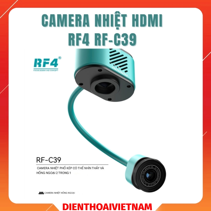 Camera nhiệt HDMI RF4 RF-C39 4K Kính hiển vi