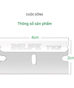 Dao tách màn Relife TK3, dao cạo keo đa năng