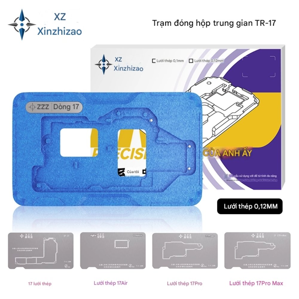 Bo lam chan vien XZZ TR X-17 - 6 Đế làm chân viền XZZ TR X-17 có hút nam châm, không cần giữ tay