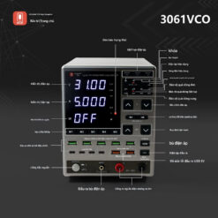 Đồng hồ YCS 3061VCO máy cấp nguồn 30V 6A