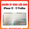 Khuôn ép kính liền ron iPhone 12 - 17 ProMax Dark Horse