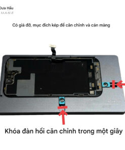 Khuôn ép kính liền ron iPhone 12 - 17 ProMax Dark Horse