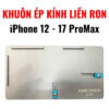 Khuôn ép kính liền ron iPhone 12 – 17 ProMax Dark Horse