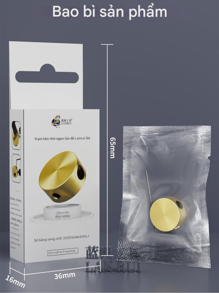 Lanrui D6 - 1 Đế gia nhiệt Lanrui D6 mini