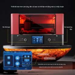 Máy laser YCS mini làm lưng và màn hình