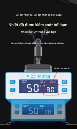 Máy tách nhiệt nhấc màn MaAnt F713 Màn Hình Cong - Thẳng