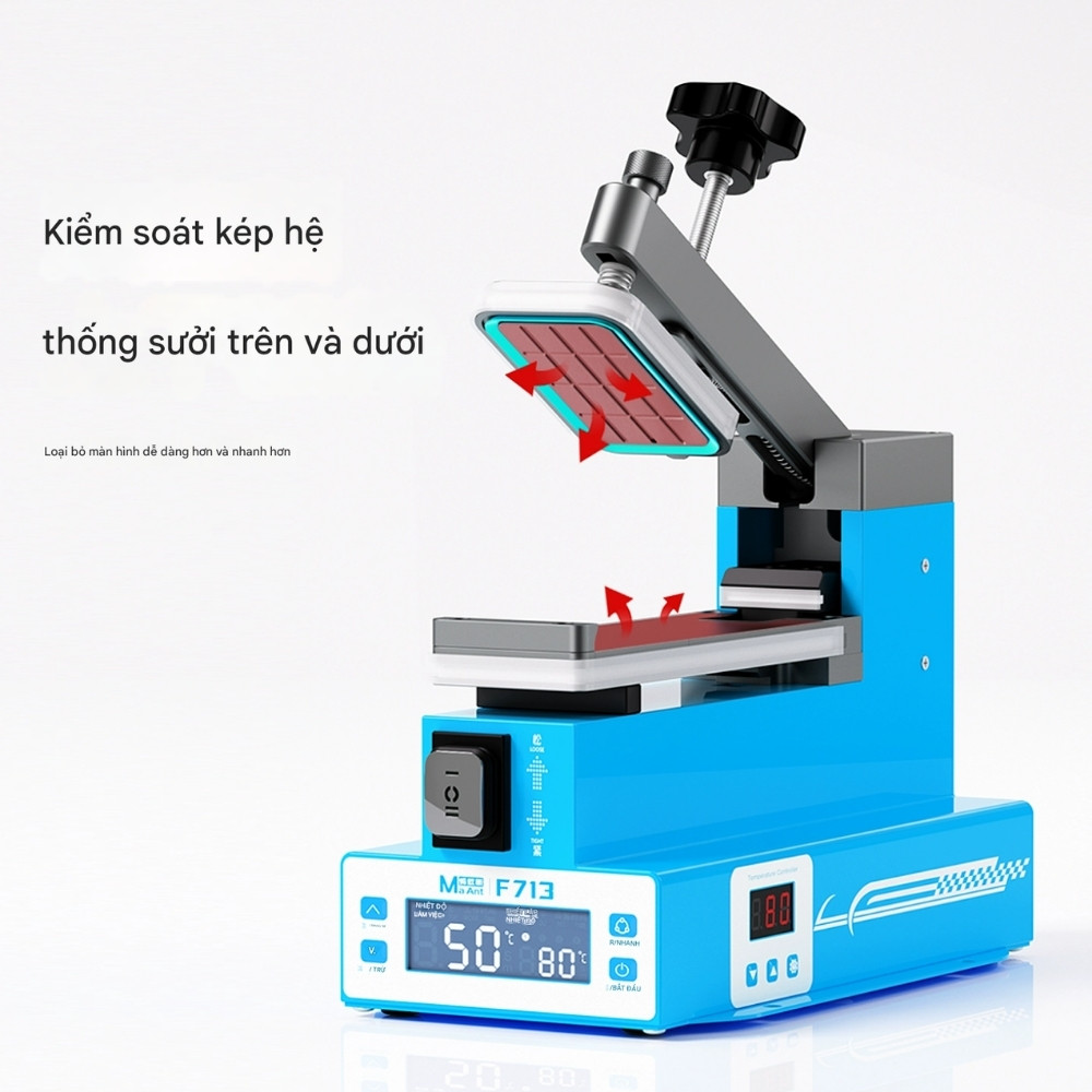 May tach nhiet nhac man MaAnt F713 - 13 Máy tách nhiệt nhấc màn MaAnt F713 Màn Hình Cong - Thẳng