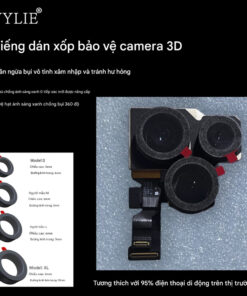 Ron cao su chống bụi camera trước và camera sau 3D Wylie
