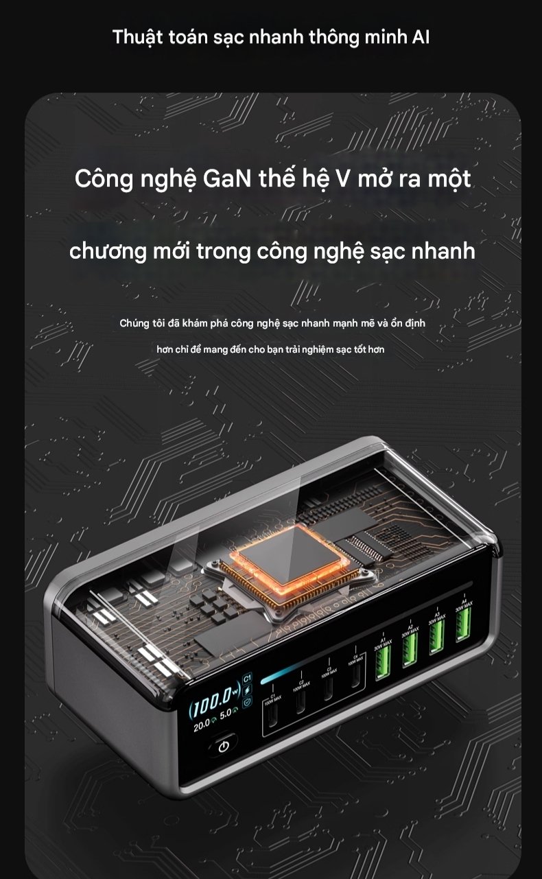 Sac 8 cong MaAnt MT-P200 200W - 7 Sạc 8 cổng MaAnt MT-P200 200W