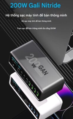 Sạc 8 cổng MaAnt MT-P200 200W