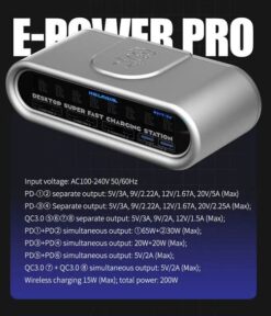 Sạc 8 cổng E-power Mechanic đa năng